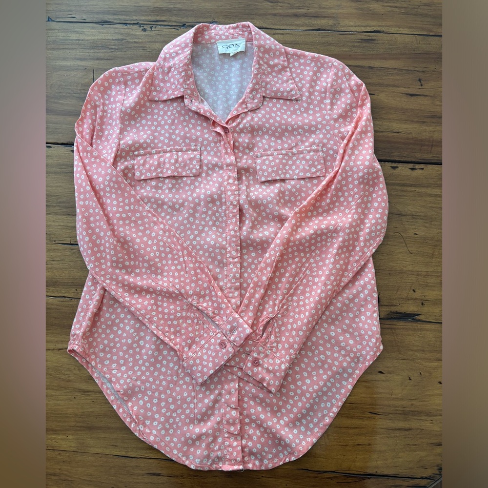 Goa Button Down Blouse - Picture 3 of 6